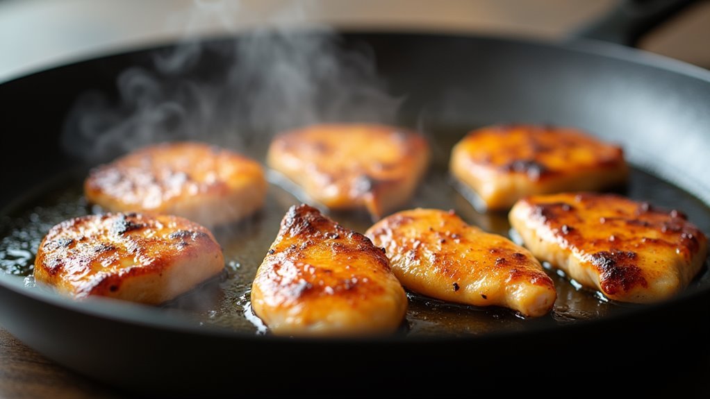 cook chicken until golden