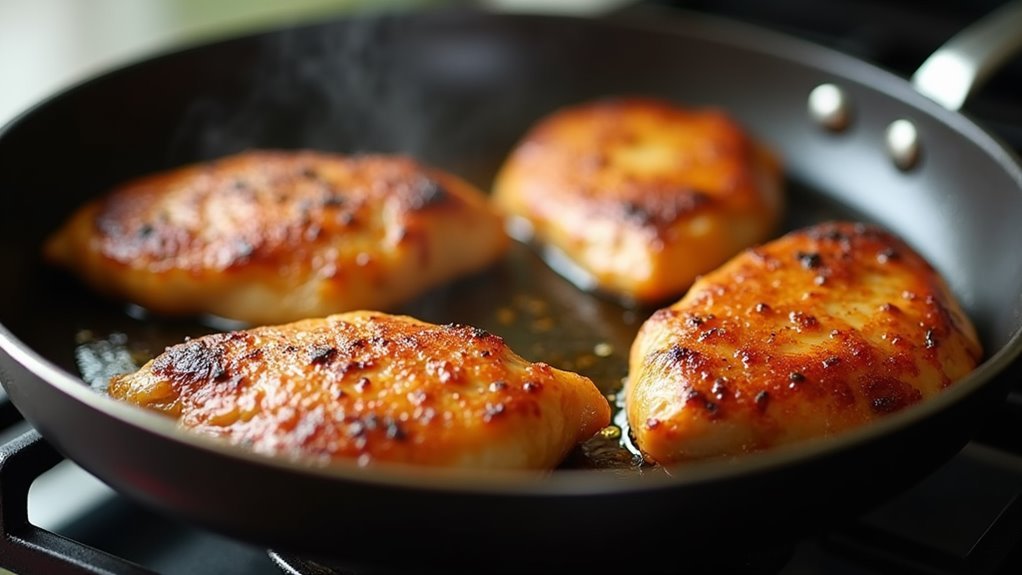 cook chicken until golden