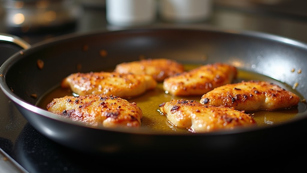 cook chicken until golden