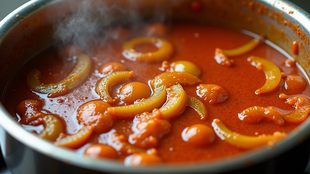 cook curry paste fragrant