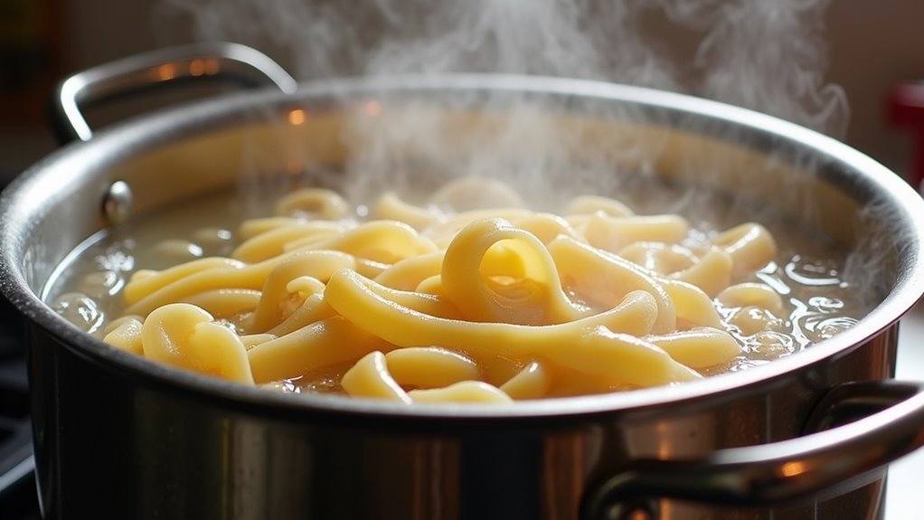 cook fettuccine until tender