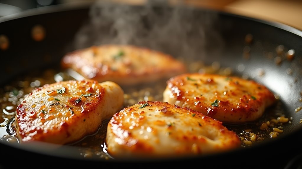 cook garlic until fragrant