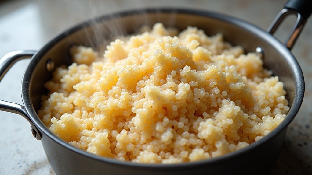 cook quinoa following instructions