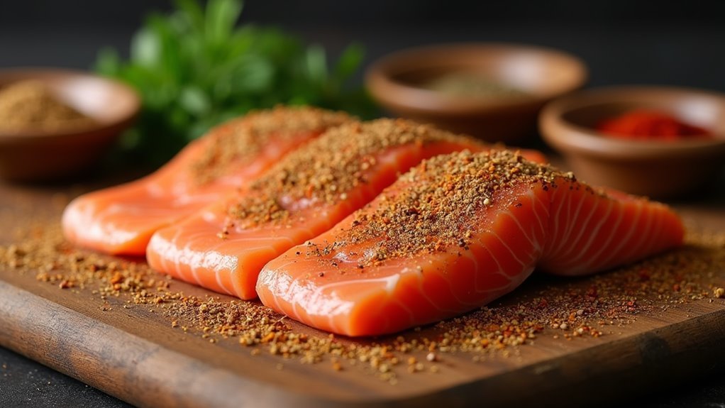 cook salmon skin side up