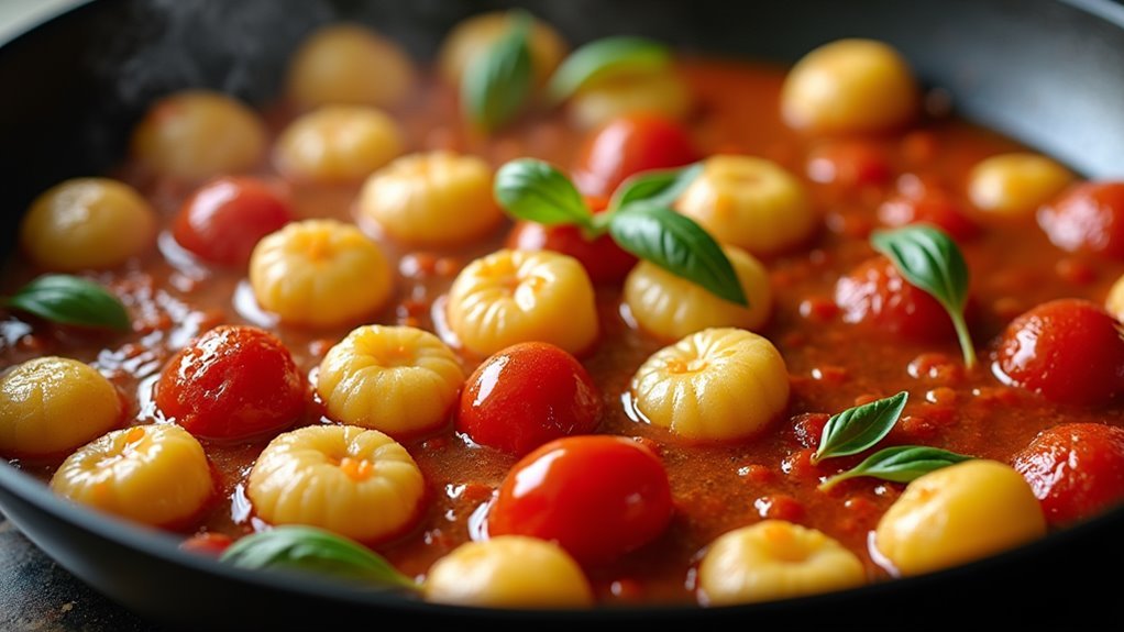 cook tomatoes until bursting