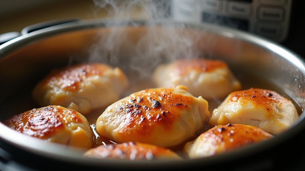 cook using high pressure