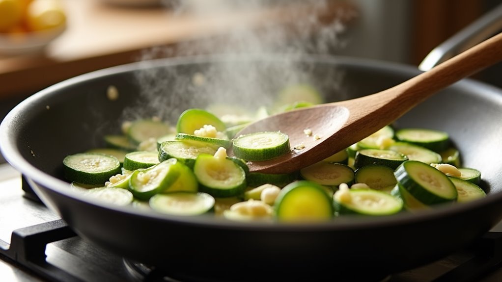 cook zucchini until tender