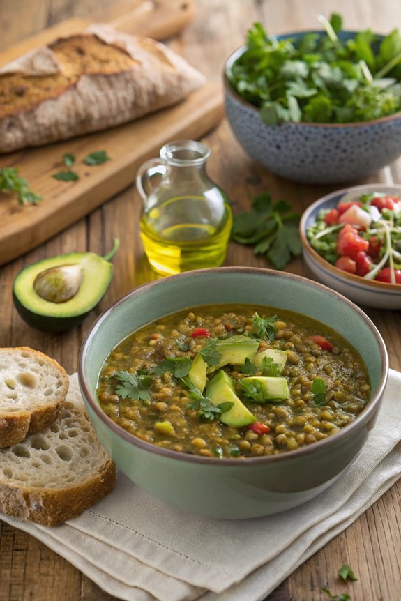 cooking green lentils quickly