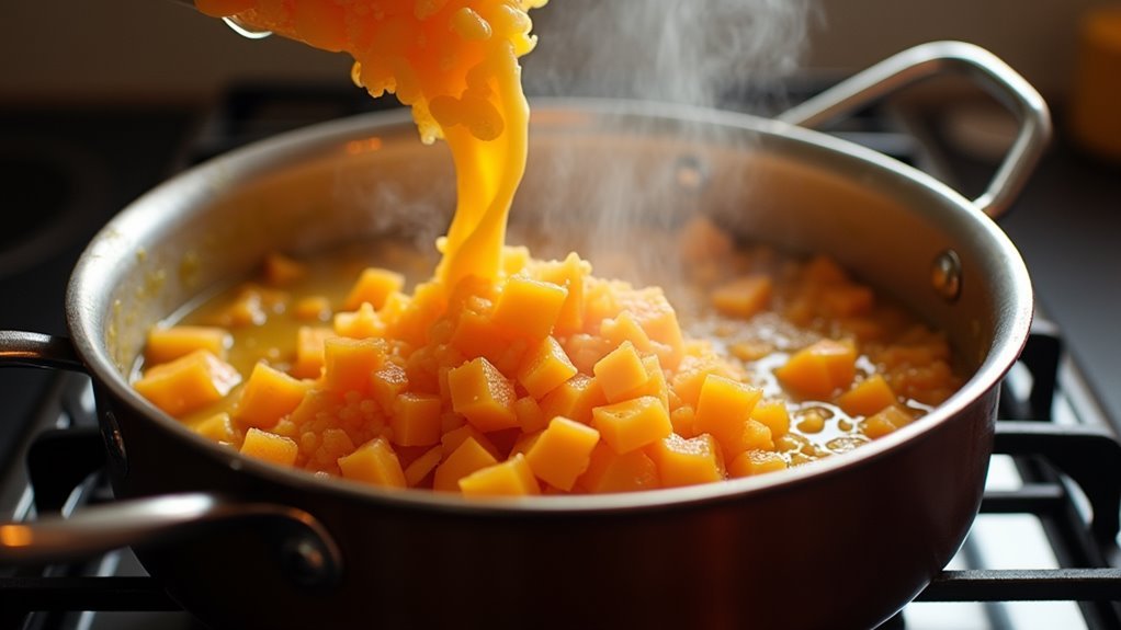cool and thicken mixture