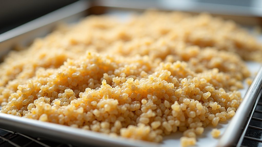 cool quinoa for five minutes