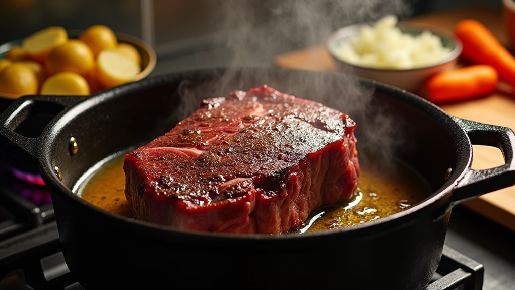 cover and slow cook roast