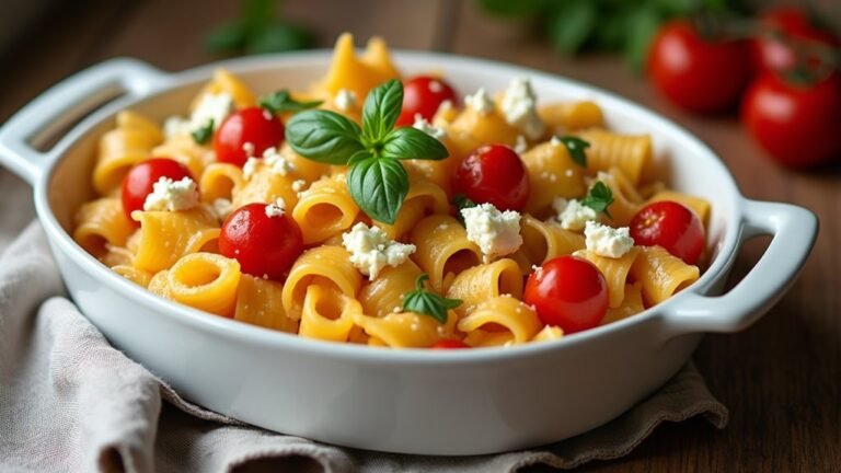 creamy baked feta pasta