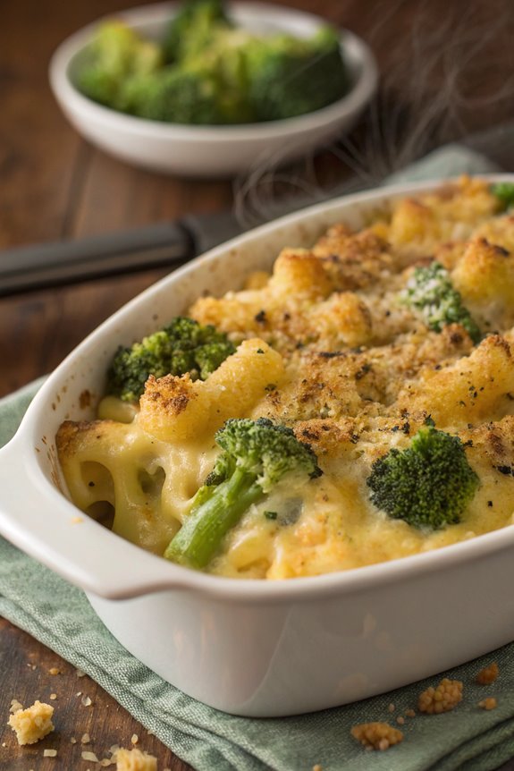 creamy broccoli pasta dish