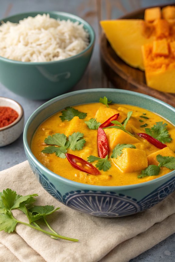 creamy butternut squash curry