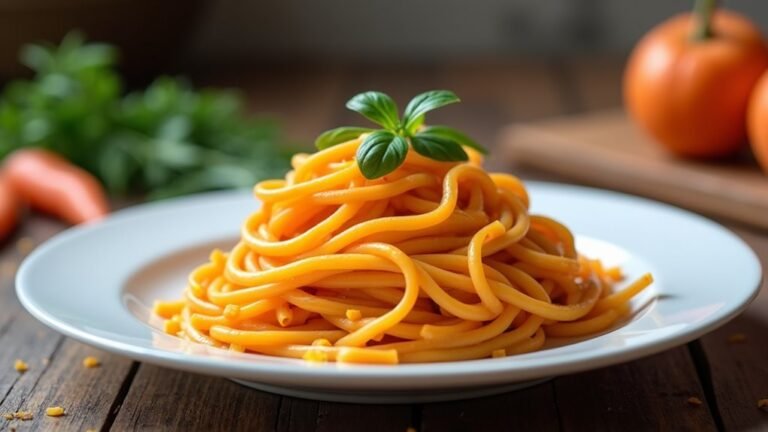 creamy carrot miso pasta