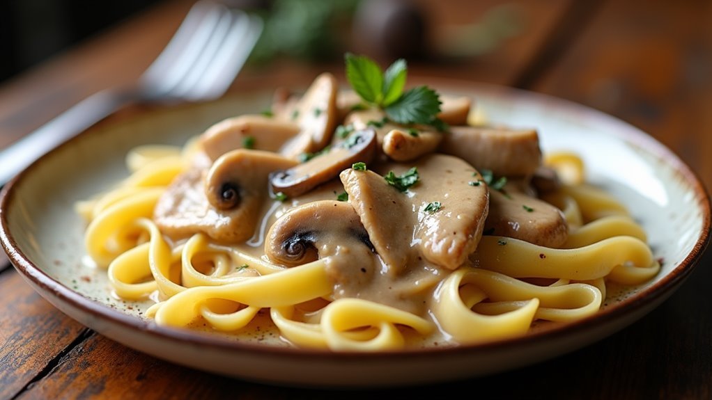 creamy chicken stroganoff recipe