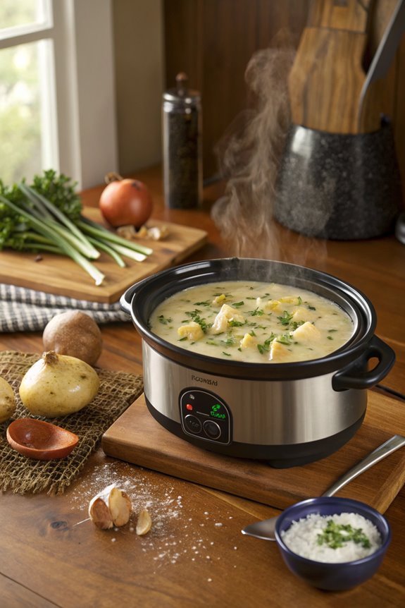 creamy comforting potato soup