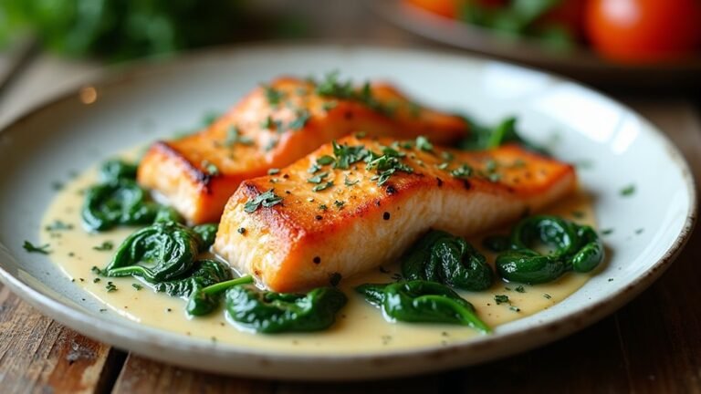 creamy garlic tuscan salmon
