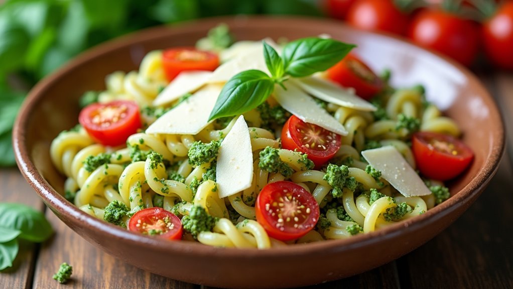 creamy pesto salad delight