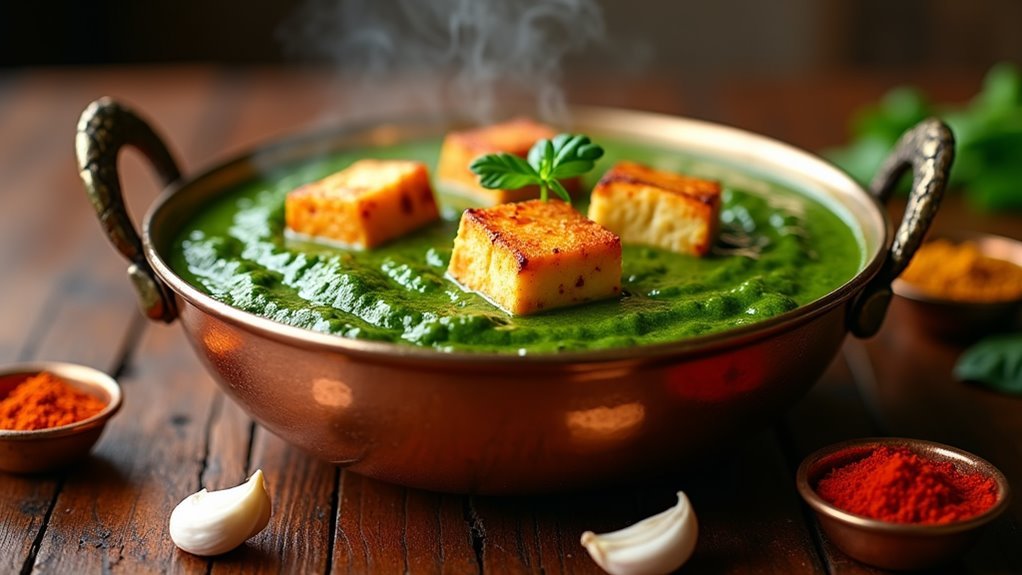 creamy saag paneer delight