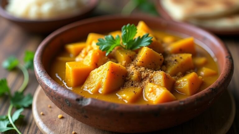 creamy spiced butternut squash curry