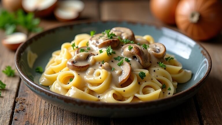 creamy vegetable stroganoff recipe