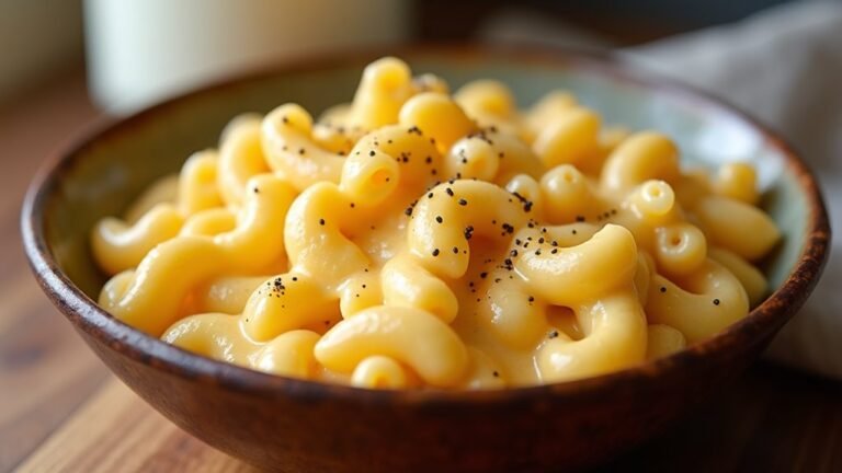 creamy white cheddar macaroni