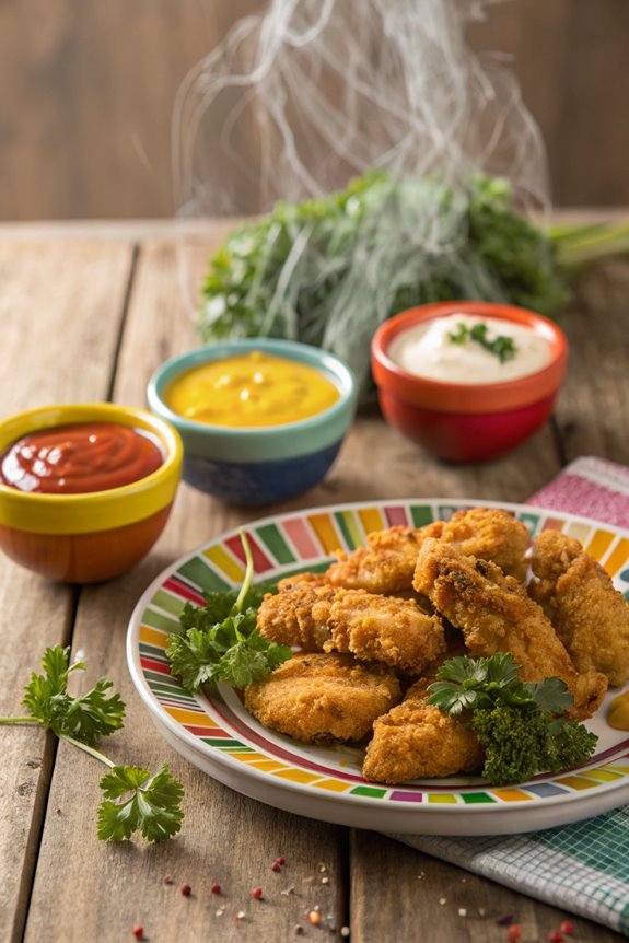 crispy breaded chicken strips