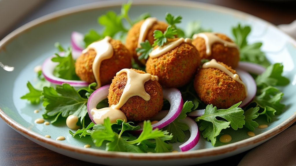 crispy falafel salad recipe