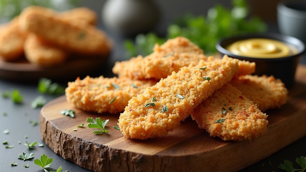 crispy healthy chicken goujons