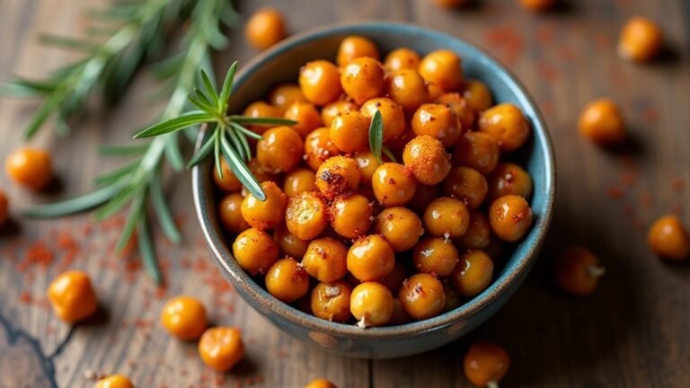 crispy healthy chickpea snack