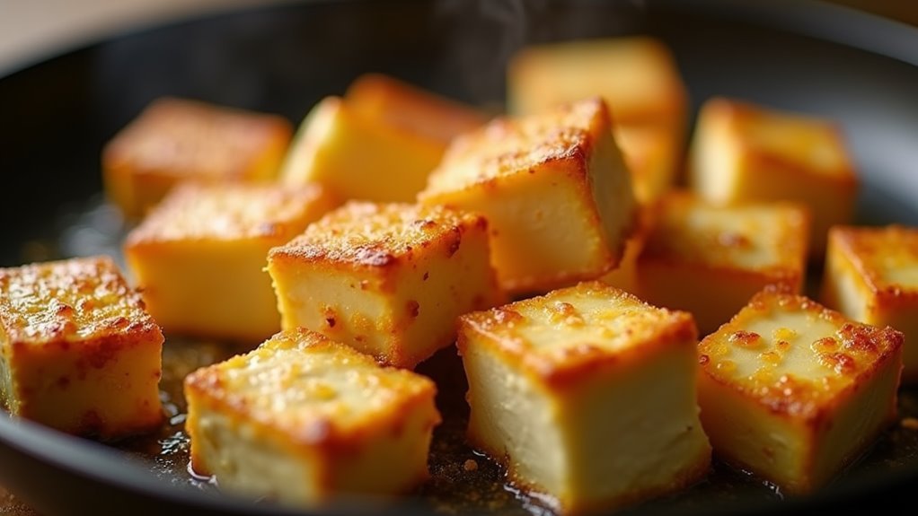 cube and fry paneer