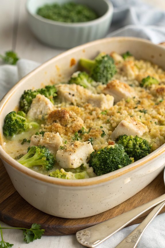 delicious chicken and broccoli casserole