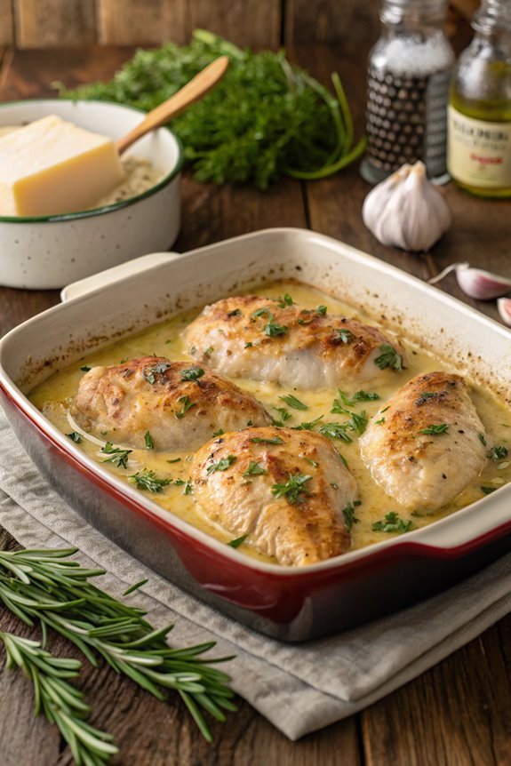 delicious homemade chicken bake