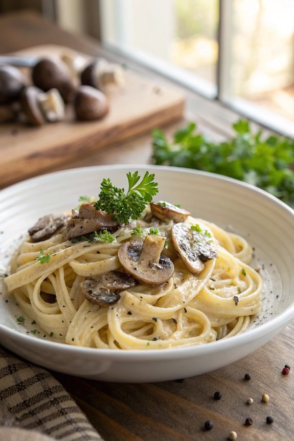 delicious mushroom pasta recipe