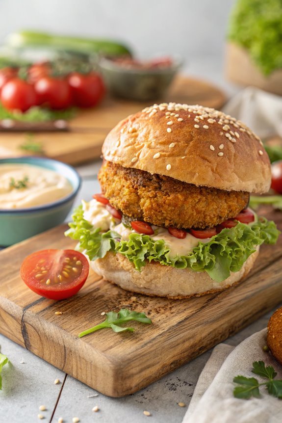 delicious plant based burger recipe