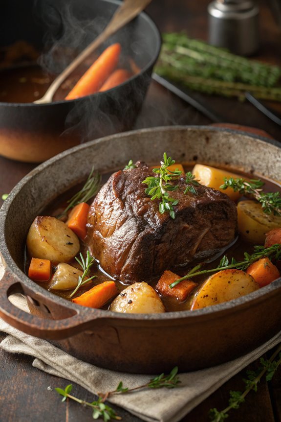 delicious tender slow cooked beef