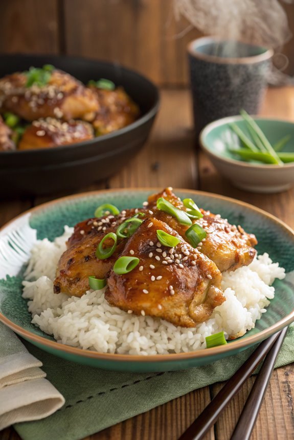 delicious teriyaki chicken thighs