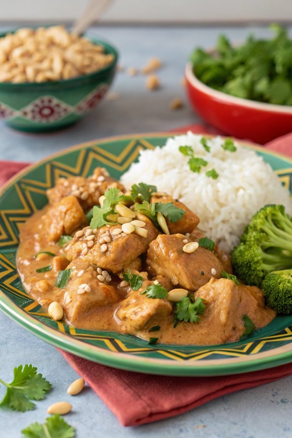 delicious thai peanut dish