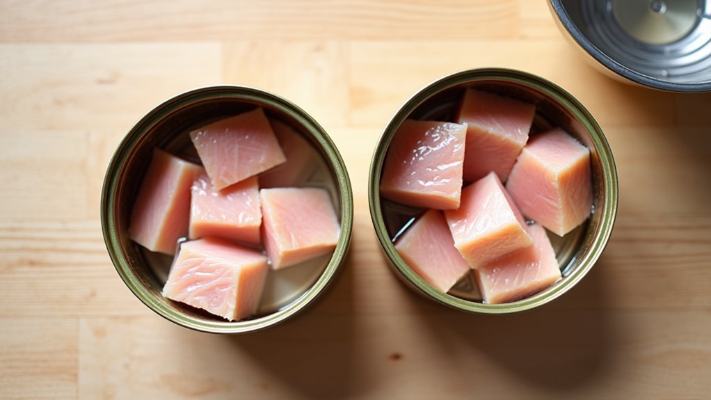 drain and prepare tuna
