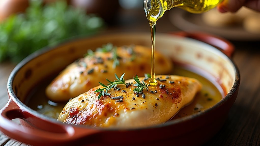 drizzle olive oil generously
