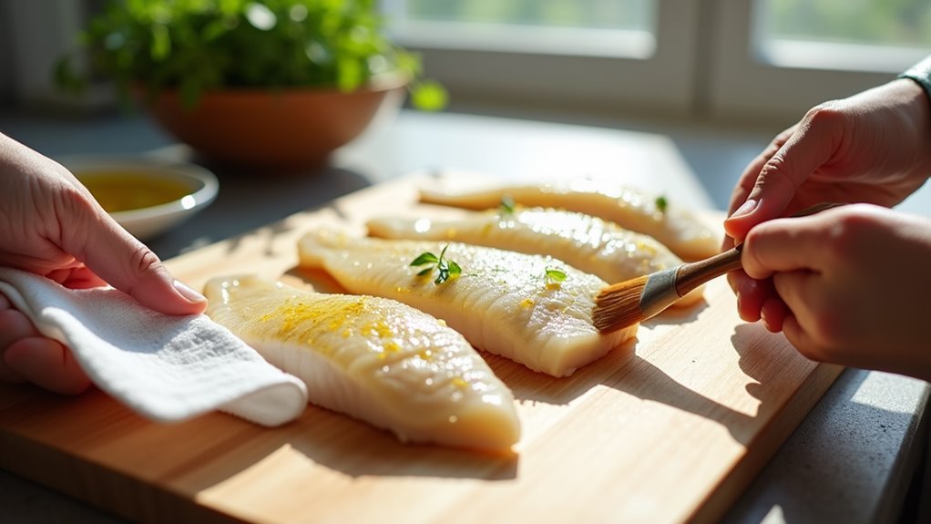 dry and oil fish