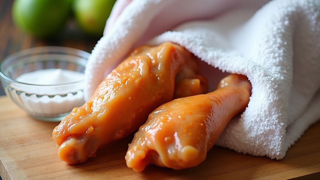 dry and salt wings