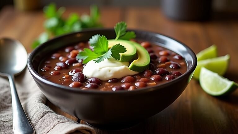 easy black bean soup