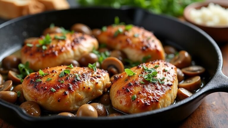 easy mushroom chicken recipe