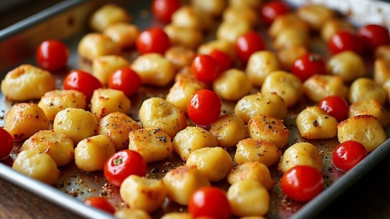 easy sheet pan gnocchi