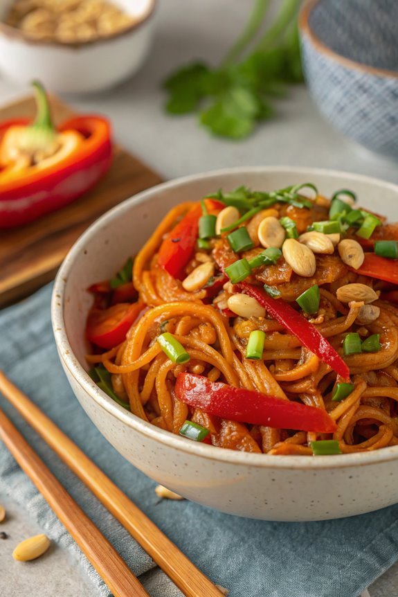 flavorful zesty thai noodles