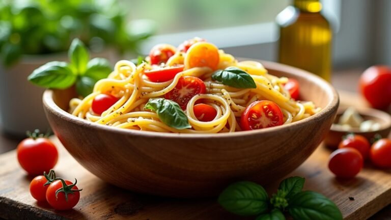 fresh cherry tomato pasta