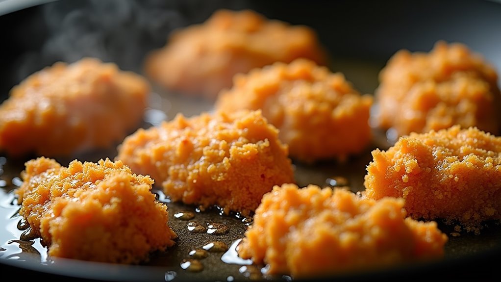 fry chicken until golden