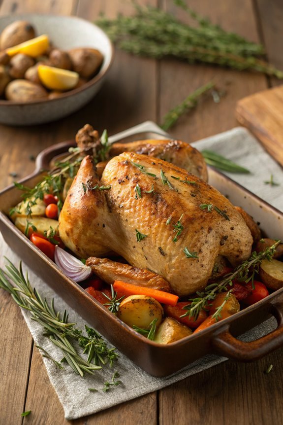 garlic infused herb seasoned chicken